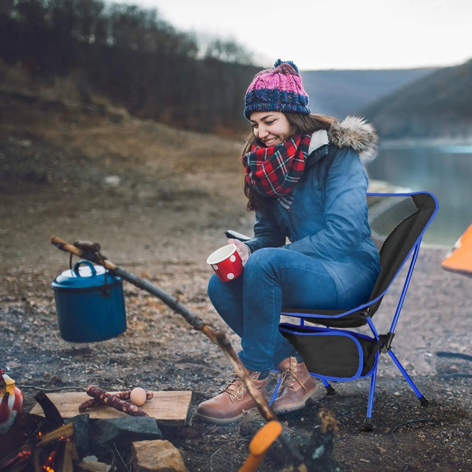 Ultralight Folding Camping Chair – Portable & Detachable
