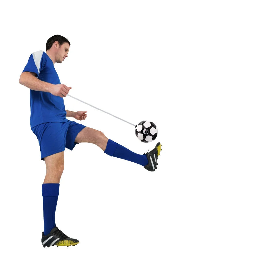 Size 2 Beginner Soccer Ball with Kick Trainer Belt
