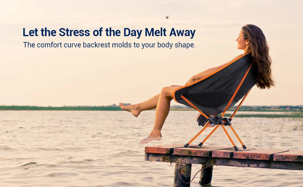 Ultralight Folding Camping Chair – Portable & Detachable