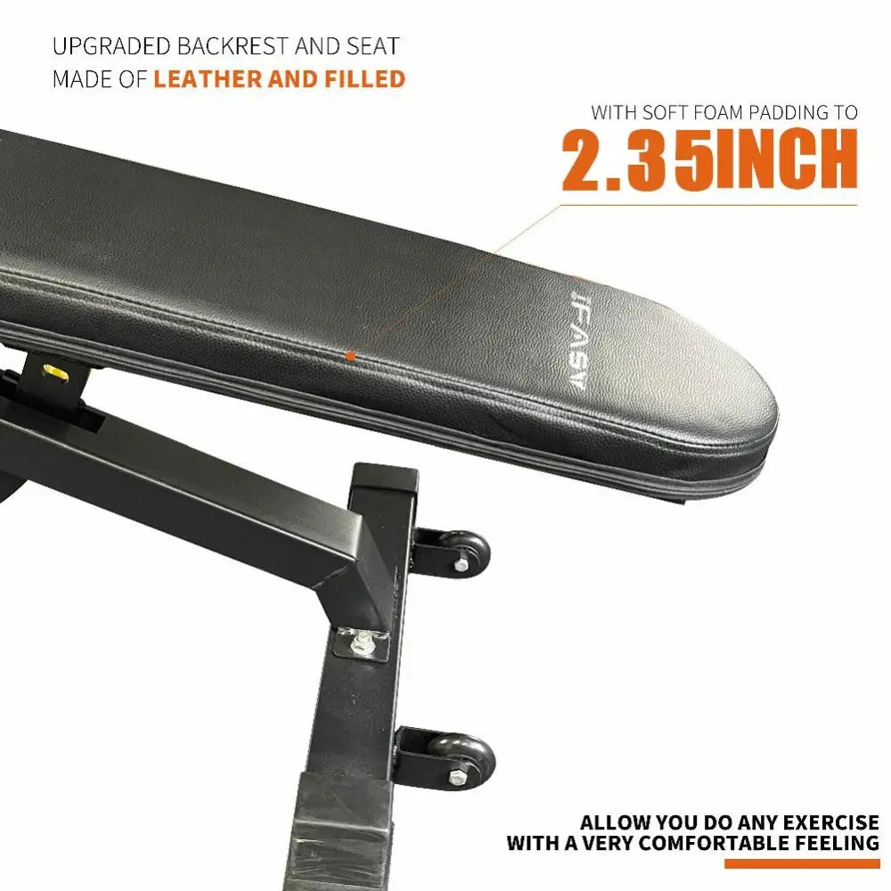 Foldable Adjustable Weight Bench – Full Body Strength Training