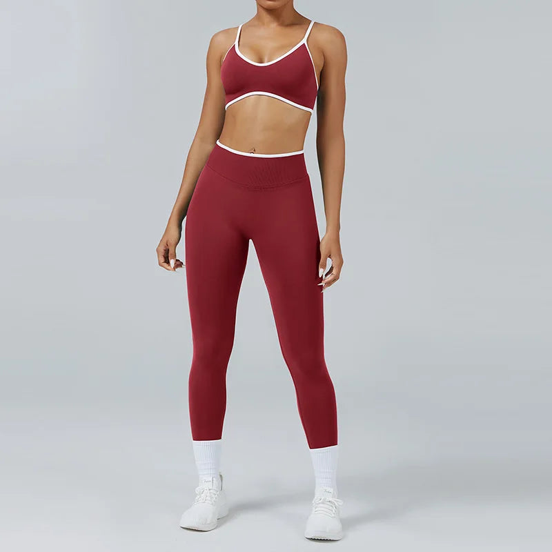 Seamless High-Waist 2-Piece Workout Set