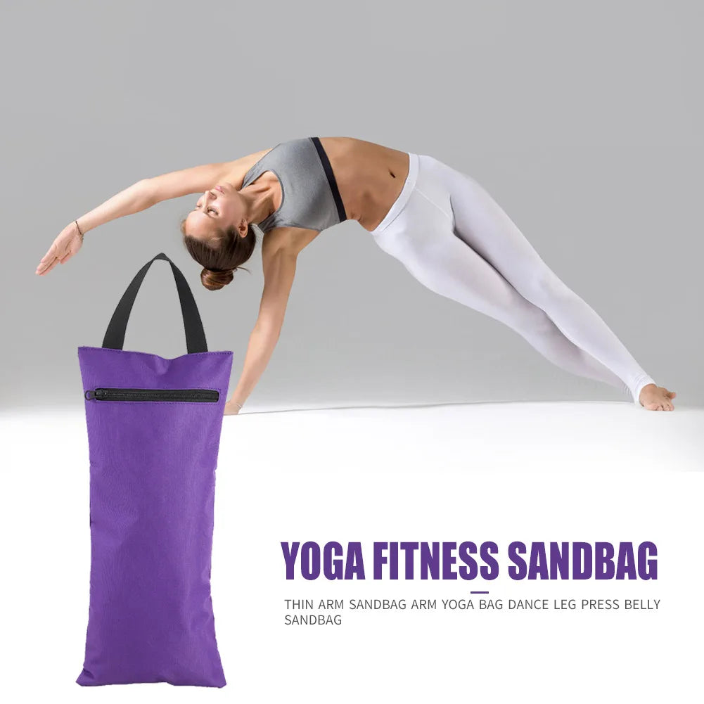 Fitness Yoga Sandbag with Inner Pouch – Weighted Workout Bag