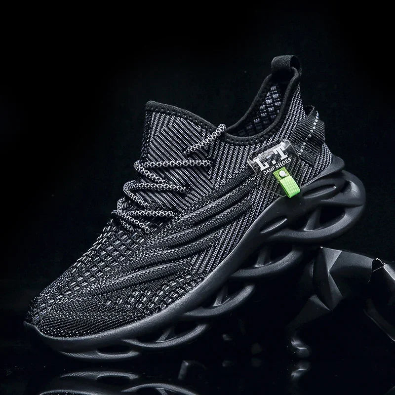 YRZL Men's Breathable Mesh Running Sneakers