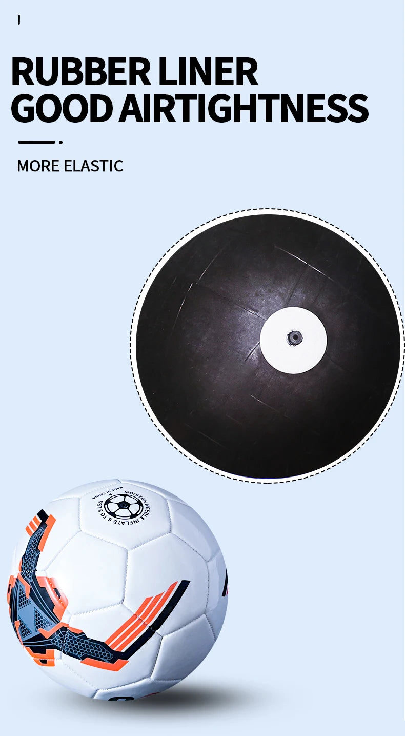 1pc Soccer Ball – Size 4/5 Wear-Resistant Soft Football for Training & Competition