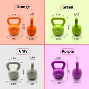 5LB Vinyl Coated Kettlebell – Strength Training for Women