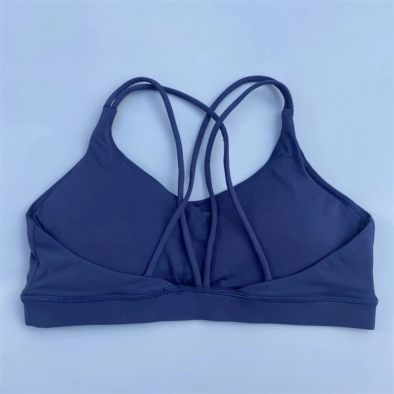 Women’s Solid Color High-Strength Sports Bra