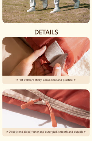 BISINNA Large Lightweight 3-Season Sleeping Bag