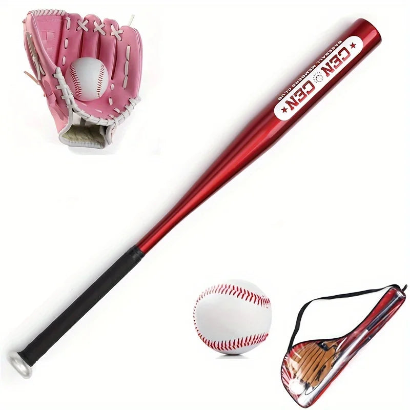 Baseball Starter Kit – 63.5cm Aluminum Alloy Bat