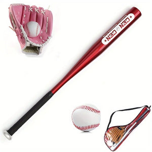 Baseball Starter Kit – 63.5cm Aluminum Alloy Bat
