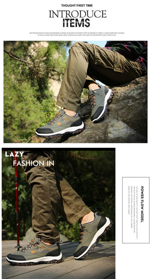 Men’s Waterproof Leather Hiking & Tactical Shoes