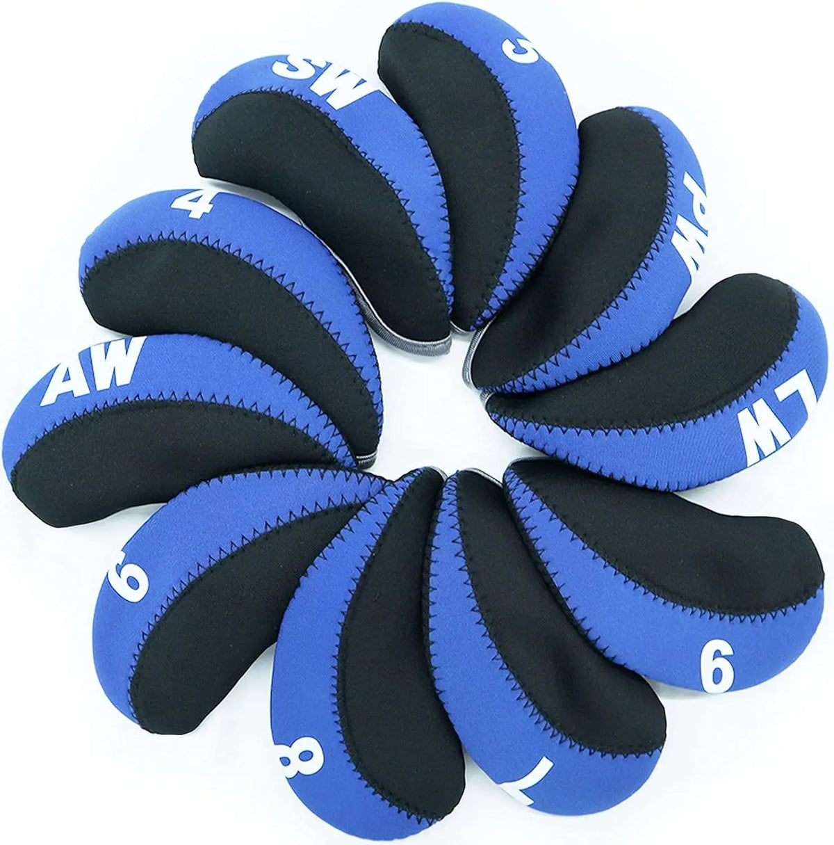 Golf Iron Head Covers 10pcs Set
