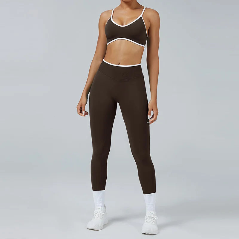 Seamless High-Waist 2-Piece Workout Set