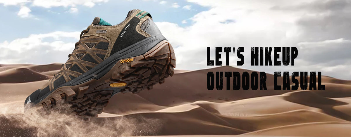 HIKEUP Men’s Breathable Hiking Shoes