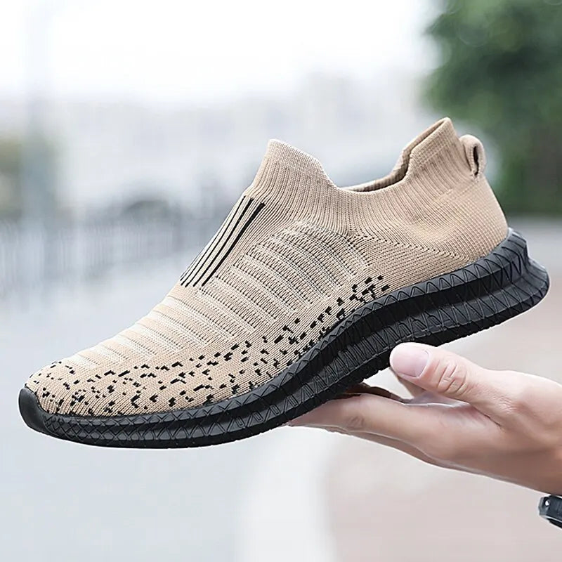 Men's Breathable Slip-On Running Sneakers