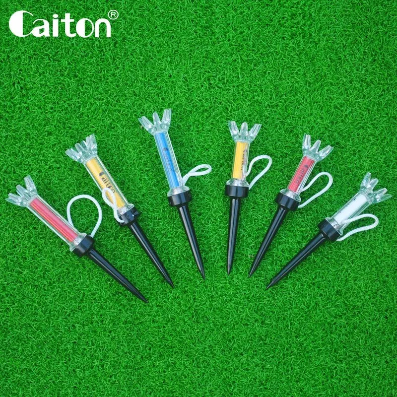 Improve Your Golf Game with the Caiton 5pcs Magnetic Plastic Golf Tee Set