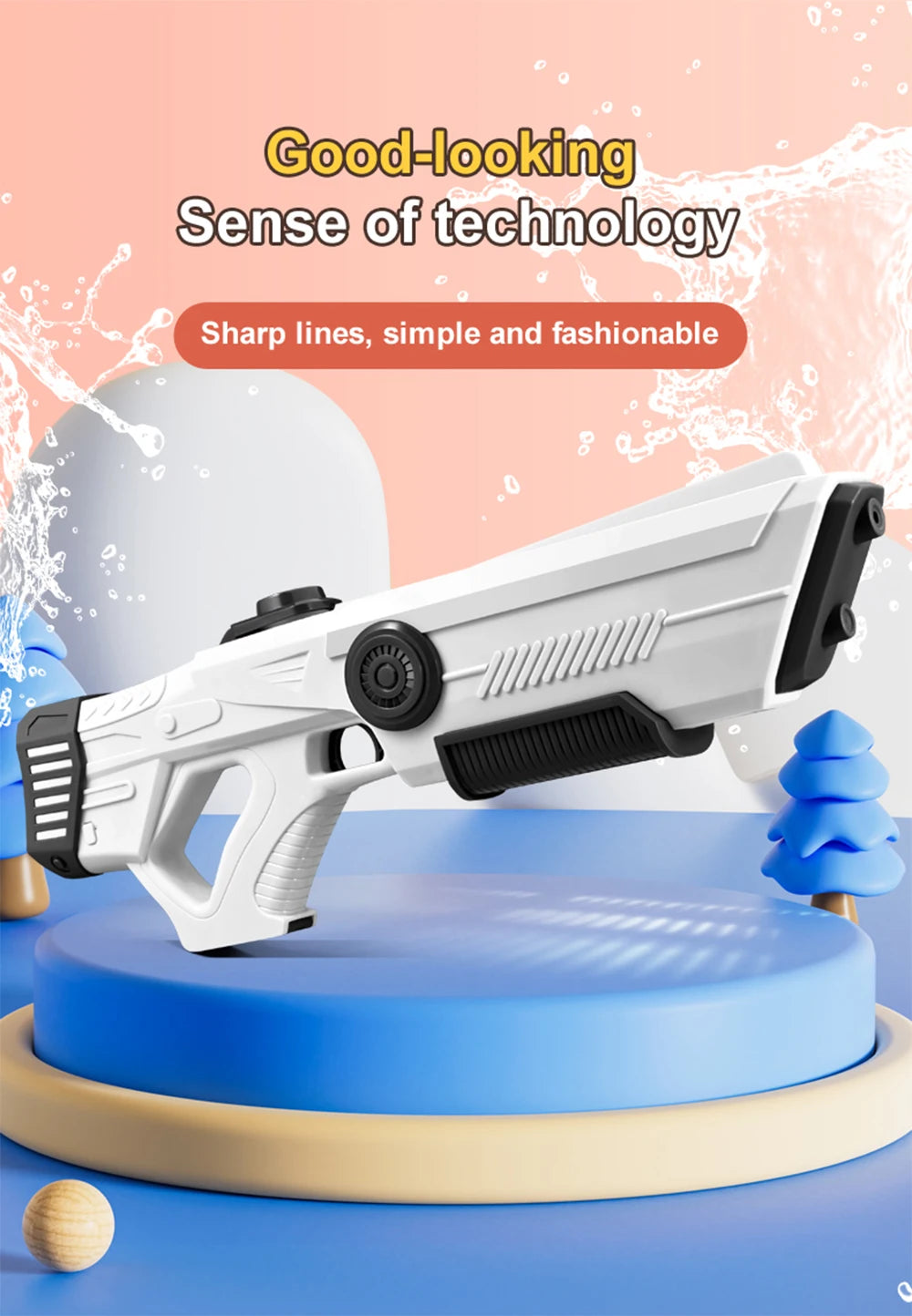 Electric Automatic Water Storage Gun Toys