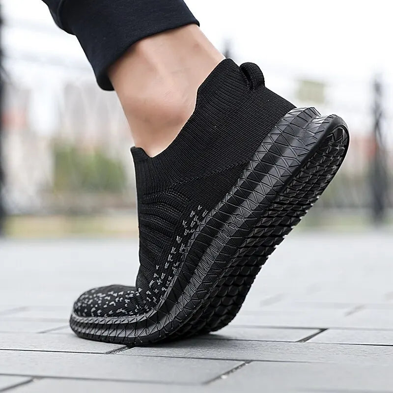 Men's Breathable Slip-On Running Sneakers