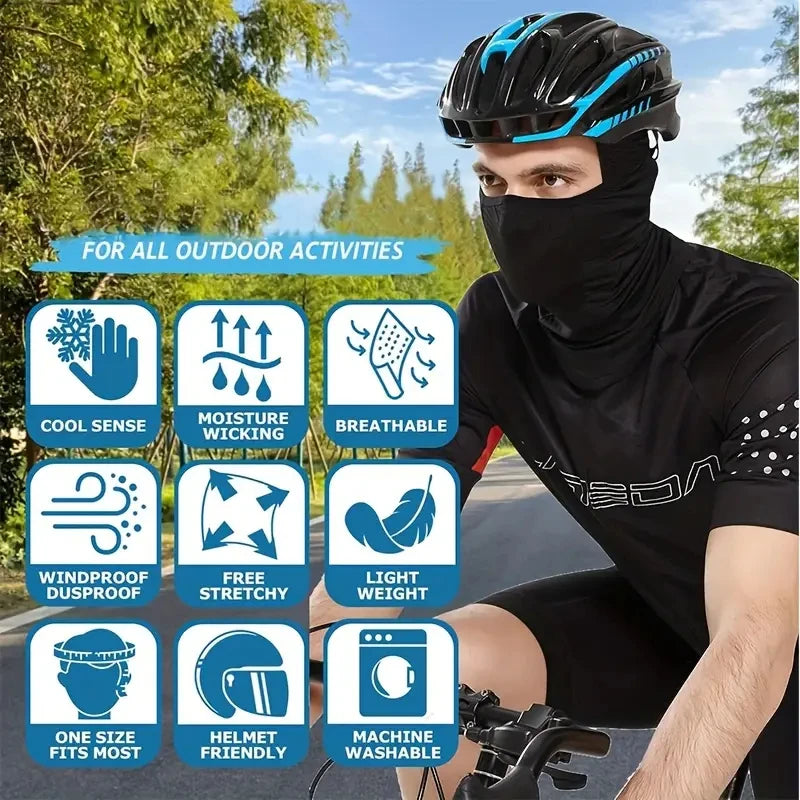 360 Degree Lightweight Cooling Hood Sun Protection Shroud Mask