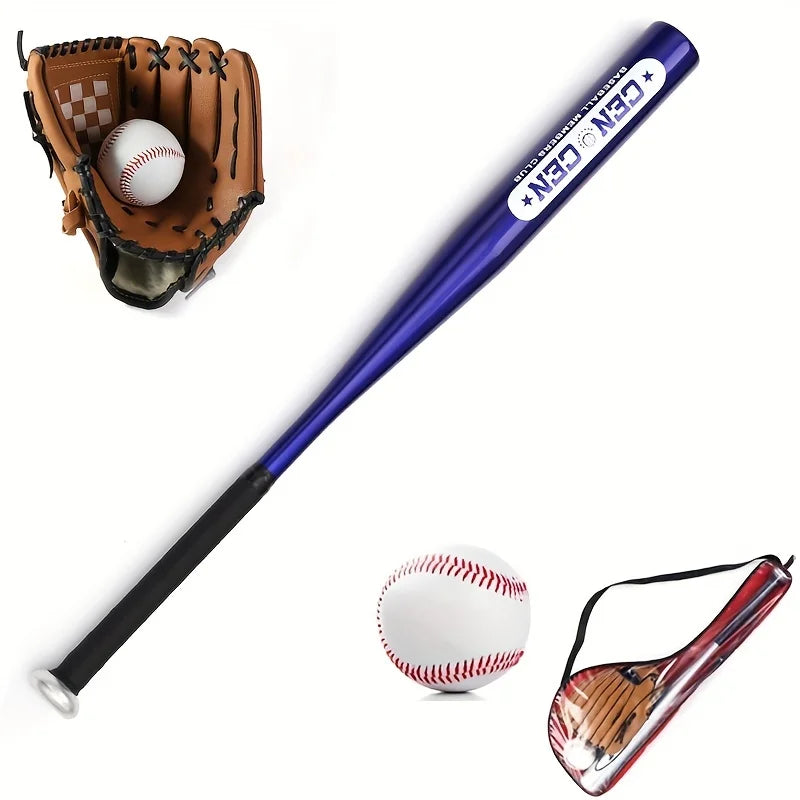 Baseball Starter Kit – 63.5cm Aluminum Alloy Bat