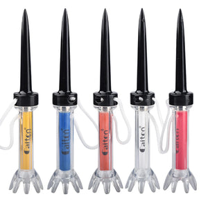 Improve Your Golf Game with the Caiton 5pcs Magnetic Plastic Golf Tee Set
