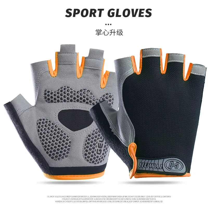 Unisex Fingerless Motorcyclist Gloves
