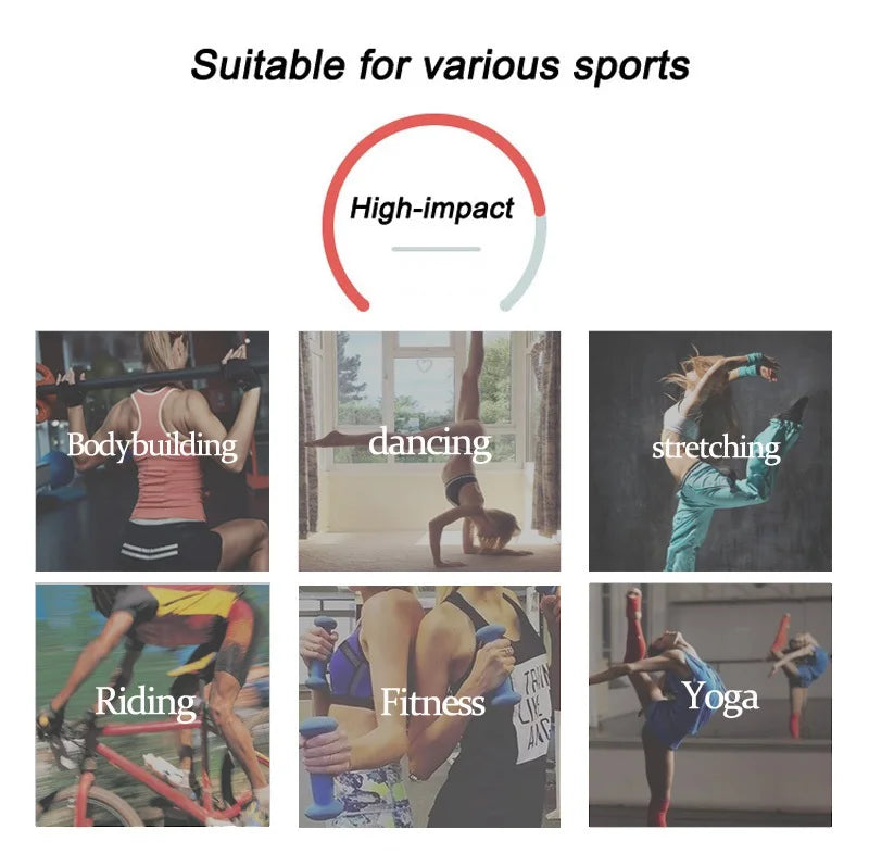 Women’s Solid Color High-Strength Sports Bra