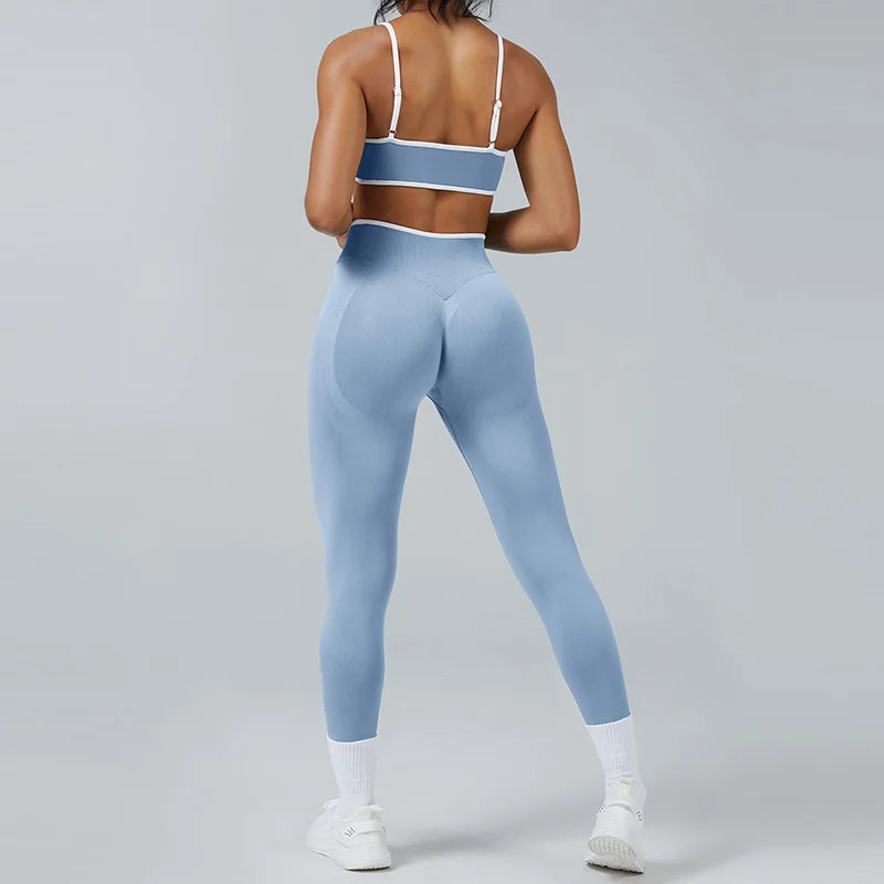 Seamless High-Waist 2-Piece Workout Set