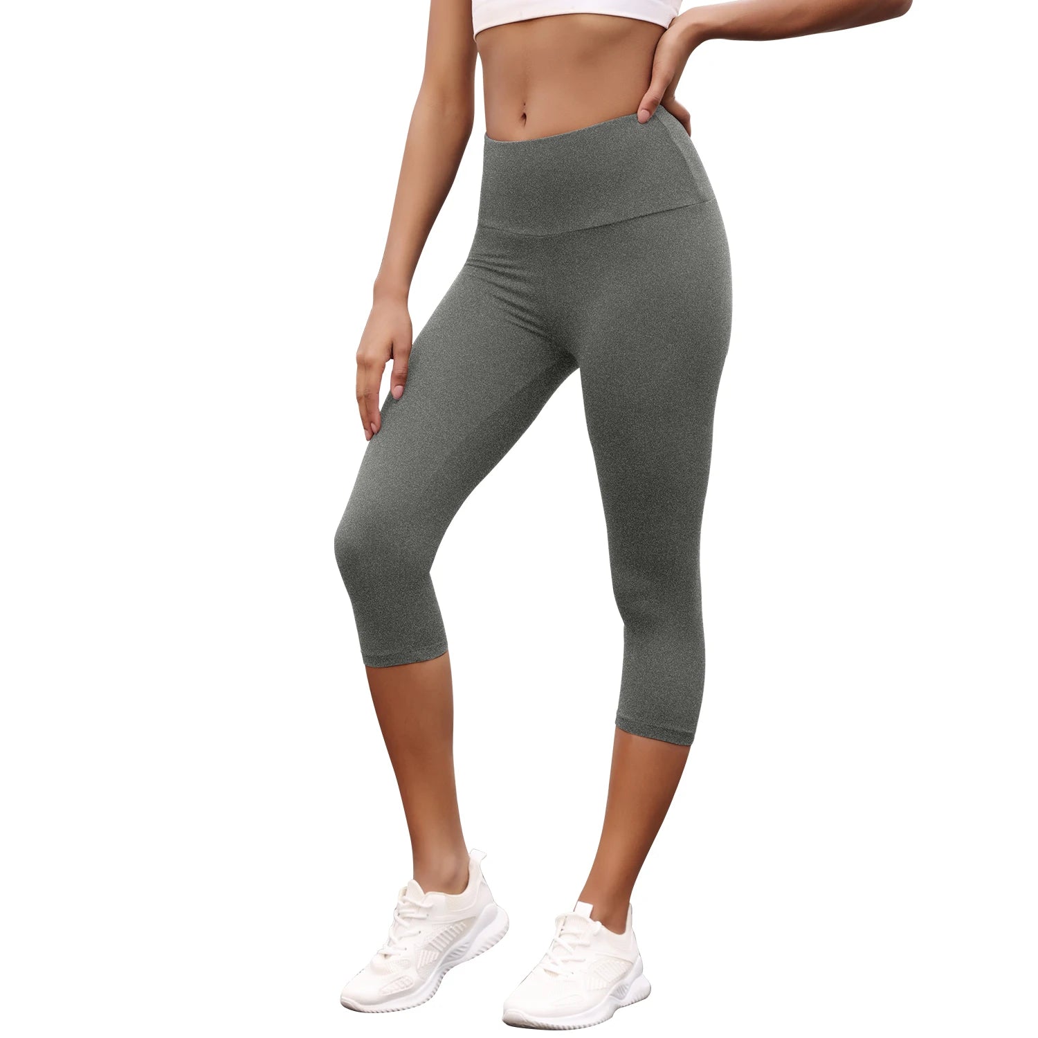 Women’s High-Waisted Capri Workout Leggings