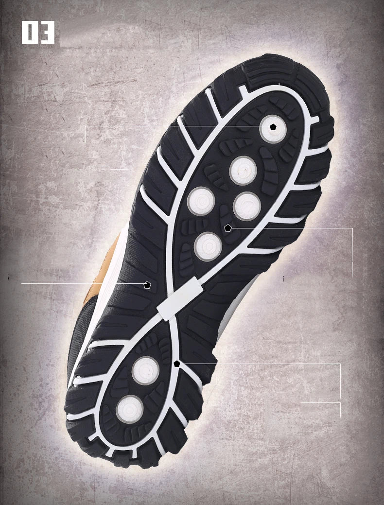 Men’s Waterproof Leather Hiking & Tactical Shoes