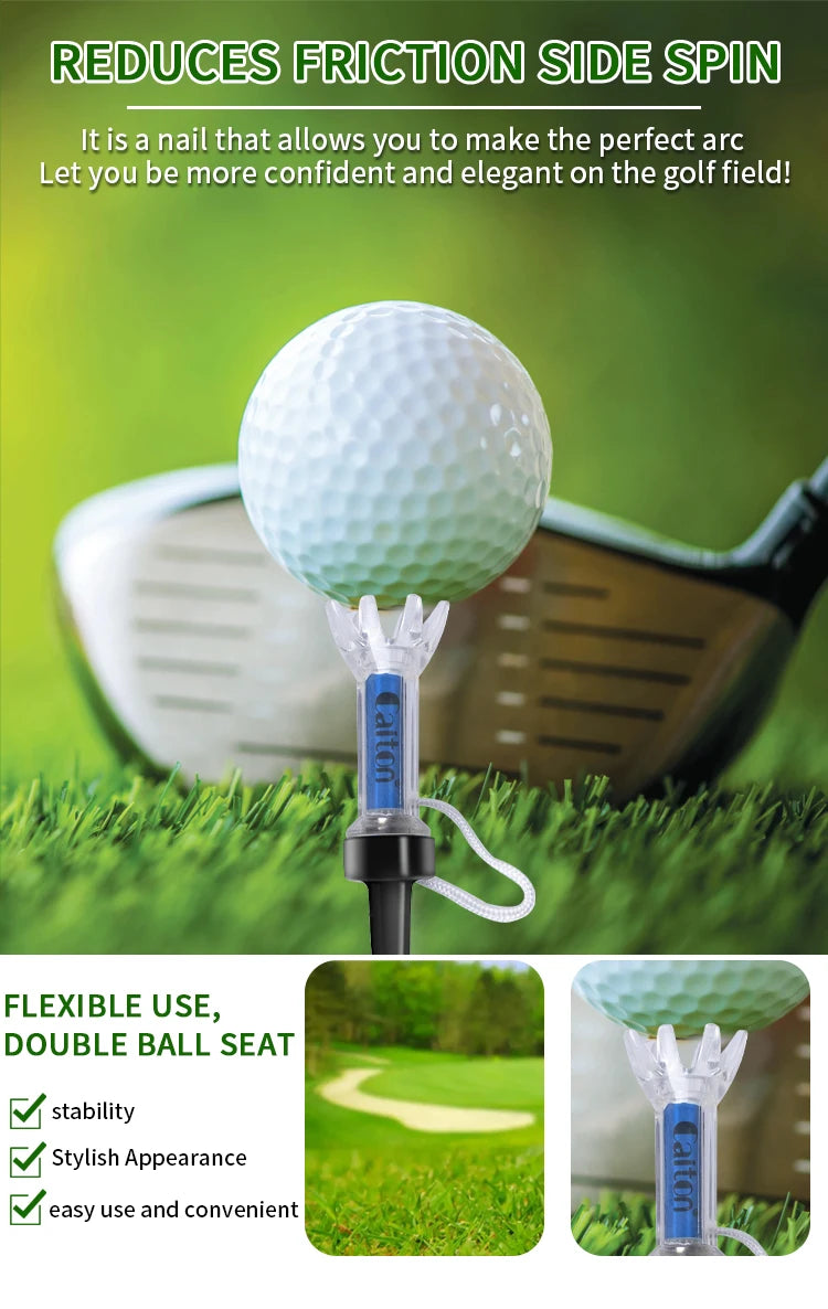 Improve Your Golf Game with the Caiton 5pcs Magnetic Plastic Golf Tee Set