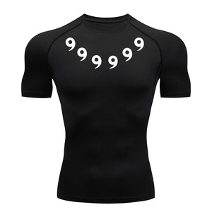Men’s Printed Compression Workout Shirt