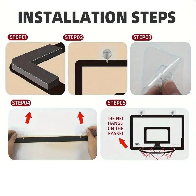 Mini Basketball Hoop for Kids and Adults