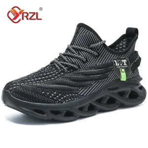 YRZL Men's Breathable Mesh Running Sneakers
