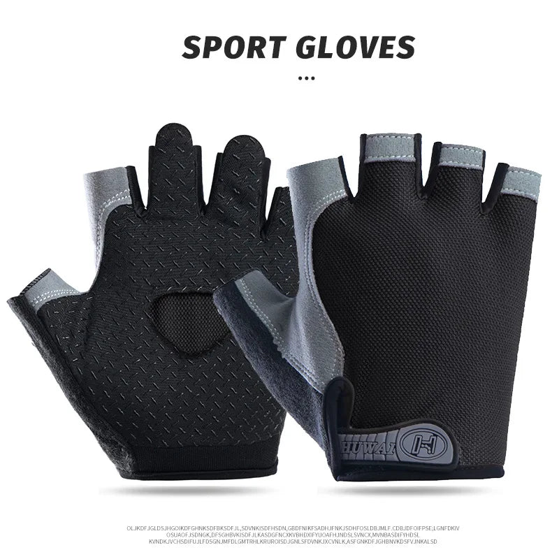 Unisex Fingerless Motorcyclist Gloves