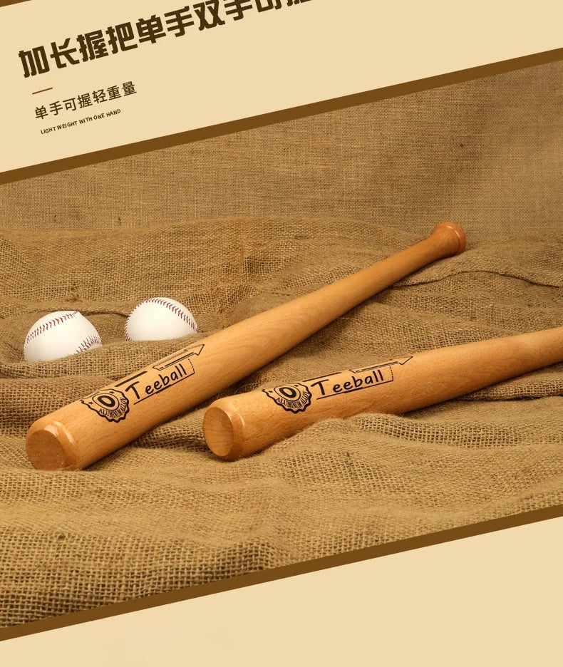 21–29 Inch Solid Wood Baseball Bat