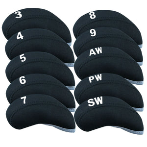 Golf Iron Head Covers 10pcs Set