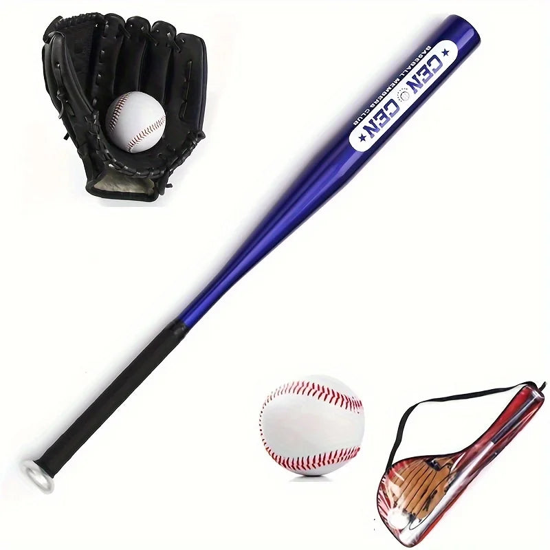 Baseball Starter Kit – 63.5cm Aluminum Alloy Bat