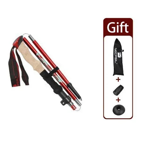 Ultra-Lightweight Folding Trekking Pole – Telescopic Aluminum