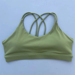 Women’s Solid Color High-Strength Sports Bra