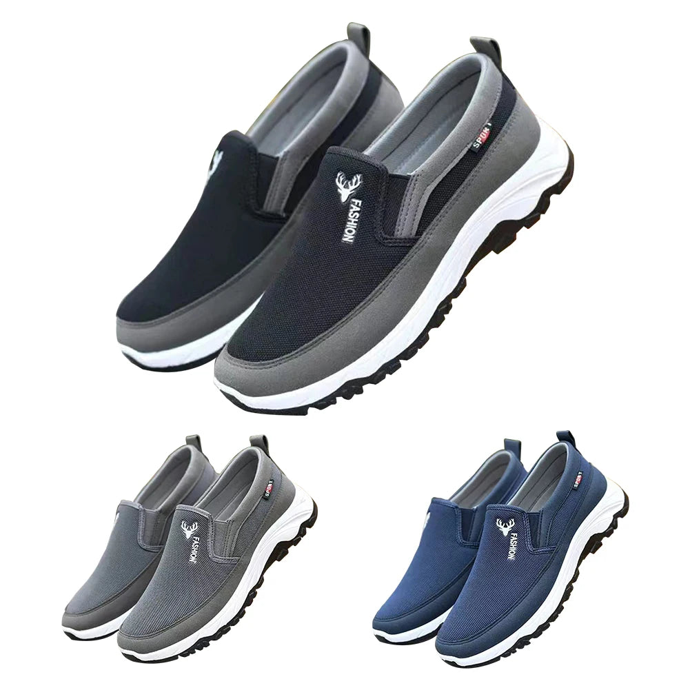 Men’s Breathable Orthopedic Slip-On Boat Shoes