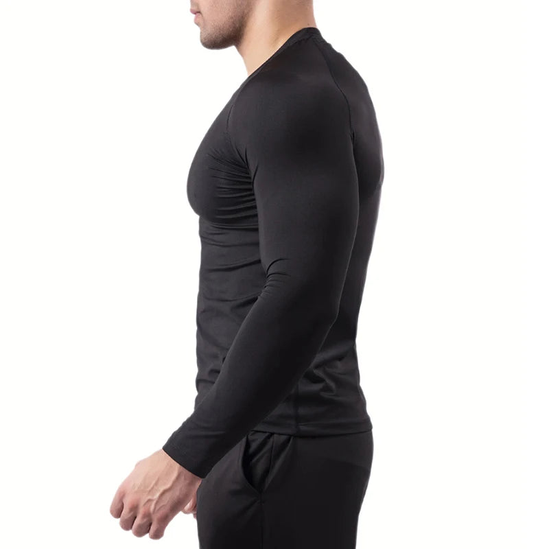 Men’s Printed Compression Workout Shirt