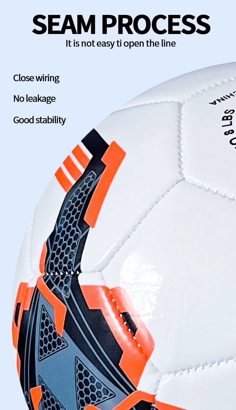 1pc Soccer Ball – Size 4/5 Wear-Resistant Soft Football for Training & Competition