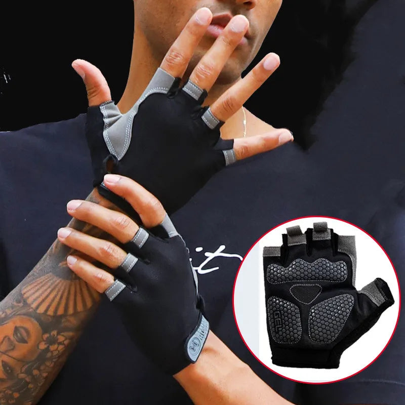 Unisex Fingerless Motorcyclist Gloves