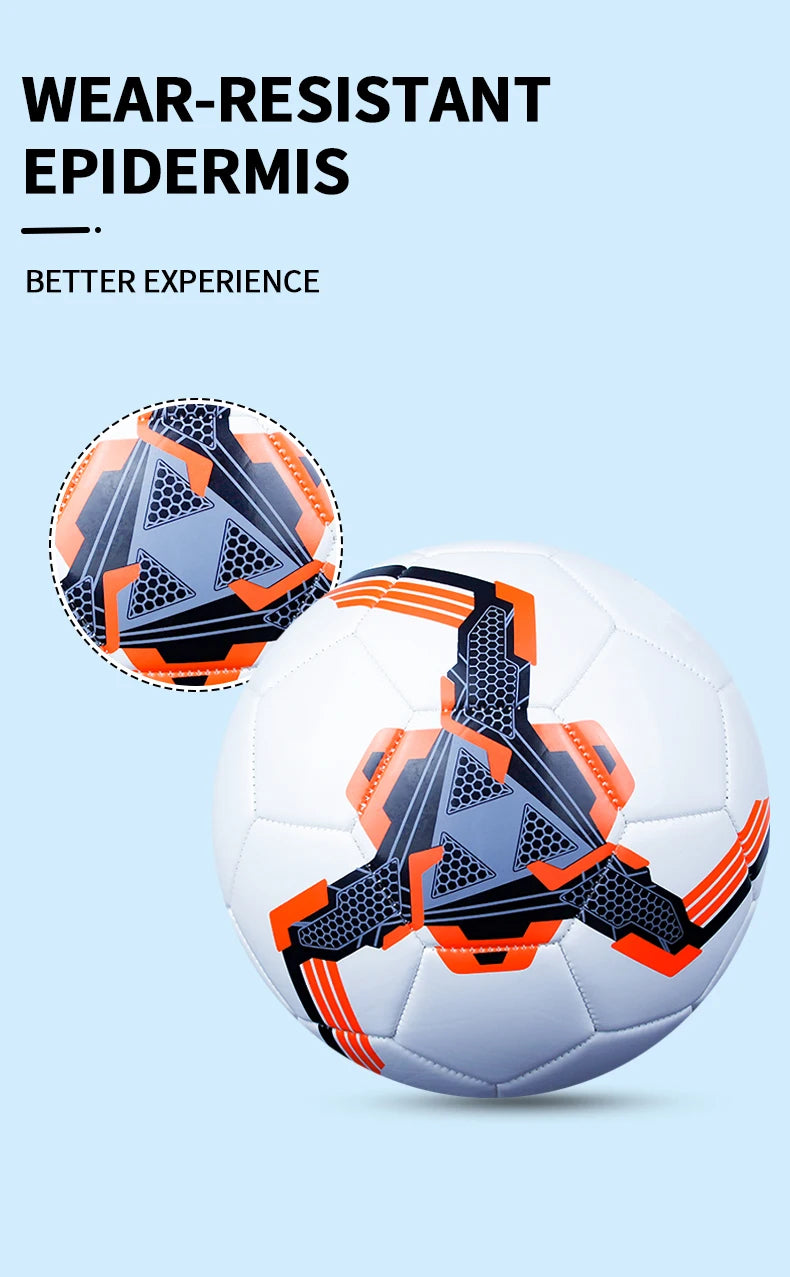 1pc Soccer Ball – Size 4/5 Wear-Resistant Soft Football for Training & Competition