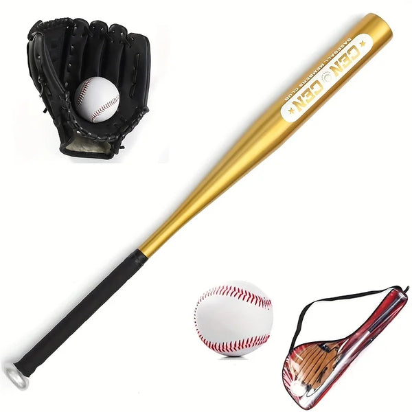 Baseball Starter Kit – 63.5cm Aluminum Alloy Bat