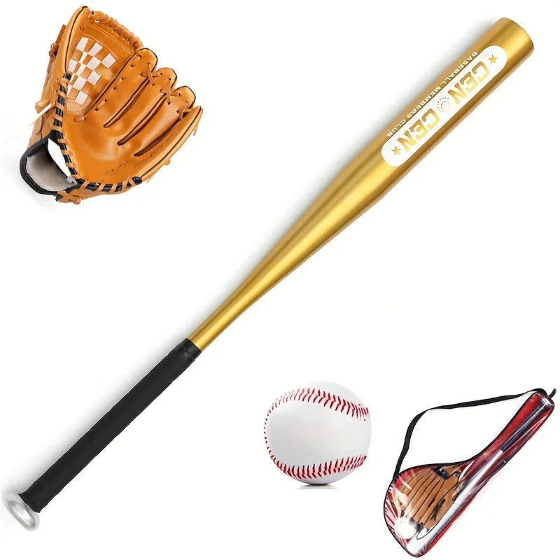 Baseball Starter Kit – 63.5cm Aluminum Alloy Bat