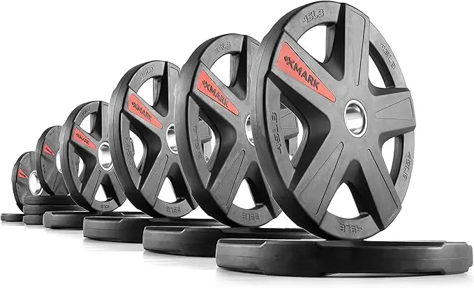 XMARK Texas Star Weight Plates – Barbell Weight Set