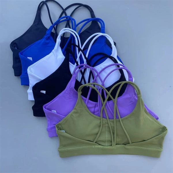 Women’s Solid Color High-Strength Sports Bra