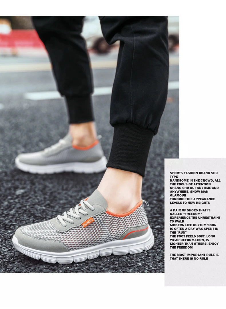 Men’s Lightweight Summer Mesh Running Sneakers