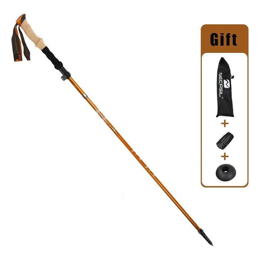 Ultra-Lightweight Folding Trekking Pole – Telescopic Aluminum